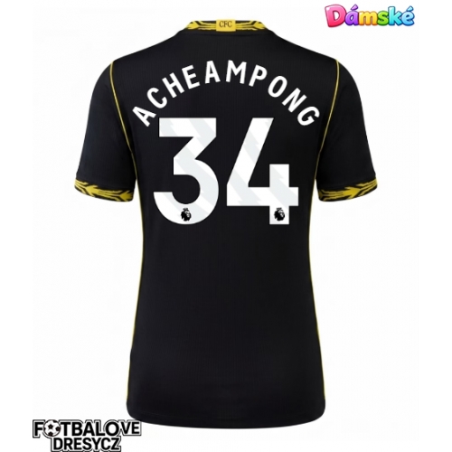 Chelsea Josh Acheampong #34 Dámské Venkovní Dres 2026-27 Krátký Rukáv Chelsea Josh Acheampong #34 Dámské Venkovní Dres 2026-27 Krátký Rukáv